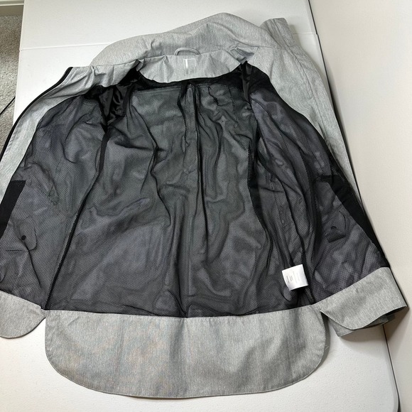 Mondetta Gray Hooded Full Zip Light Weight Jacket Womens Size Small S Spring - Picture 7 of 12